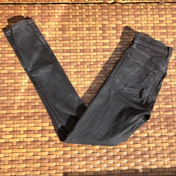 J Brand Denim - J Brand 620 Black Coated Skinny Jeans size 24